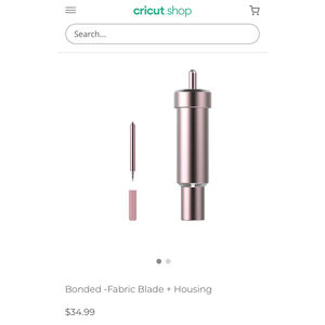 Cricut Bonded-Fabric Blade + Housing + Extra Blade